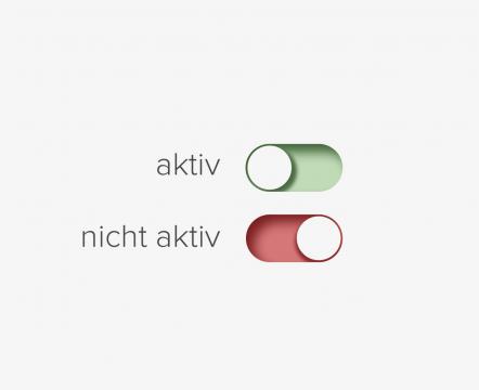 Symbolbild Schalter für Cookie-Dialog.