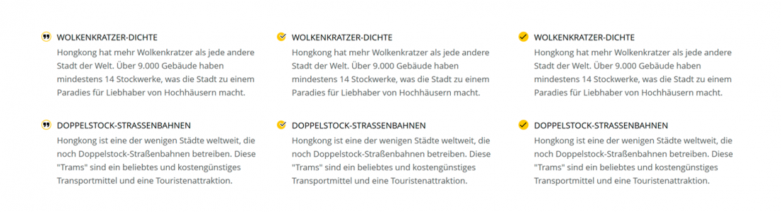 Bildschirmfoto Ausschnitt Absatzmodul Faktenliste.
