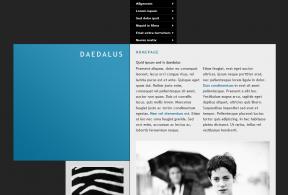 Bildschirmfoto Design Daedalus.