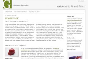 Bildschirmfoto Design GrandTeton.