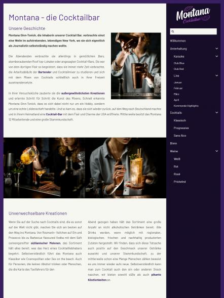 Bildschirmfoto Design Montana.