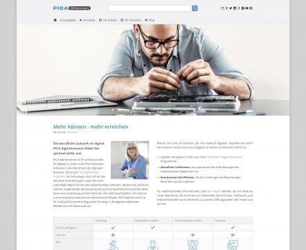 Bildschirmfoto Design Pica.