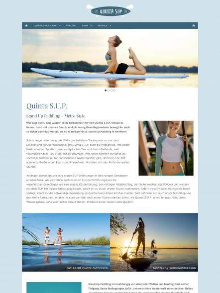 Bildschirmfoto Design Quinta.