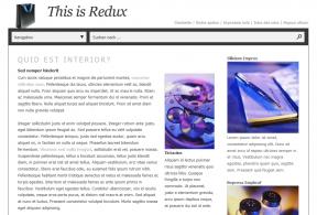 Bildschirmfoto Design Redux.