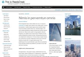 Bildschirmfoto Design ReedyCreek.