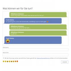 Vorschaubild Absatzmodul Chat.