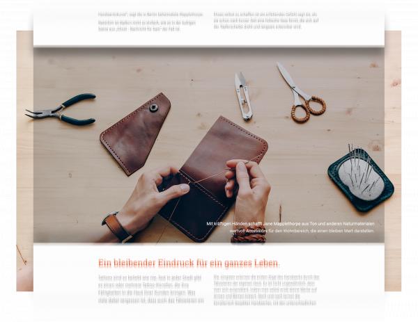 Bildschirmfoto Absatz Scroll F/X Fixiertes Bild.