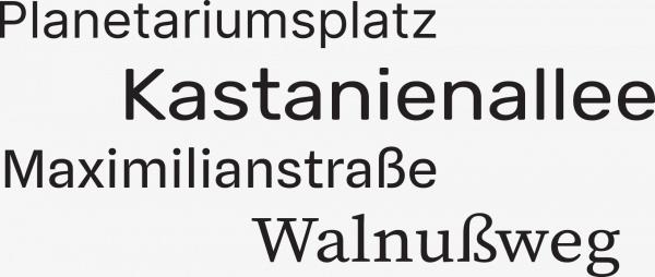 Bildschirmfoto Ausschnitt Schriften.