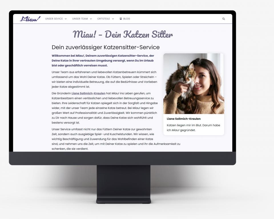 Bewegte Collage aus verschiedenen Bildschirmfotos vom neuen Design Hello II.