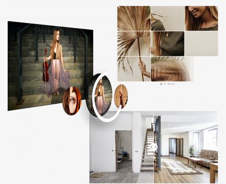 Collage Bildschirmfotos neuer Absstazmodule.