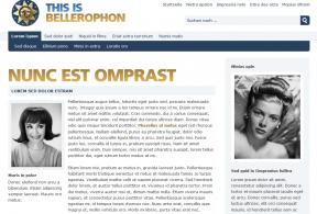 Bildschirmfoto Design Bellerophon.