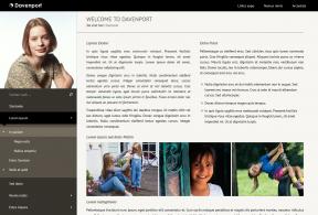 Bildschirmfoto Design Davenport.