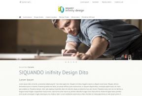 Bildschirmfoto Design Dito.