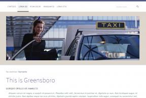 Bildschirmfoto Design Greensboro.