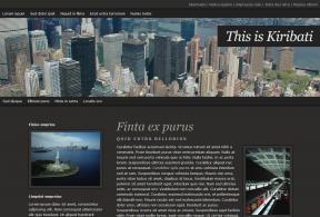 Bildschirmfoto Design Kiribati.