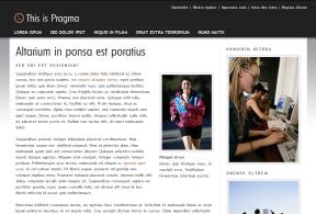 Bildschirmfoto Design Pragma.