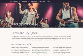 Bildschirmfoto Design Reykjavik.