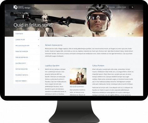 Monitor mit Design Aurum.