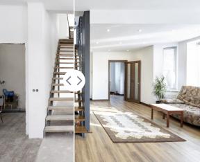 Bildschirmfoto Absatzmodul Vorher / Nachher.