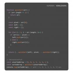 Vorschaubild Absatzmodul Code Anzeige.