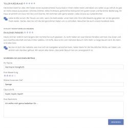 Vorschaubild Absatzmodul Gästebuch.