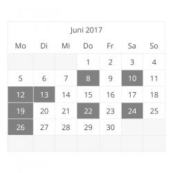 Vorschaubild Absatzmodul Kalender.