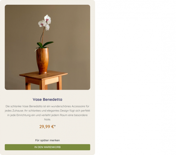 Collage Bildschirmfotos von eingerahmten Kacheln als Shop-Aufmacher.