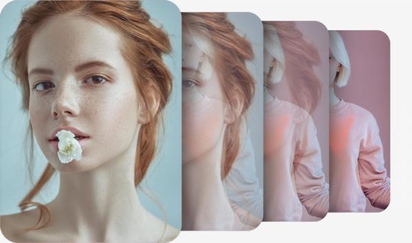 Collage Bildschirmfoto Absatz Kachel-Bildwechsler.