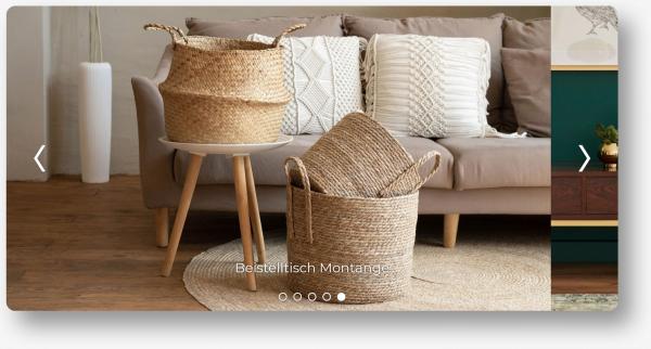 Collage Bildschirmfoto Absatz Kachel Peek Slider.