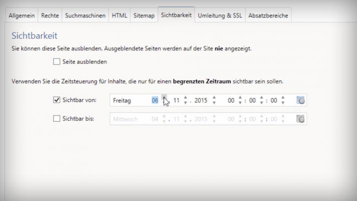 Start-Bild Tutorial-Video Zeitsteuerung