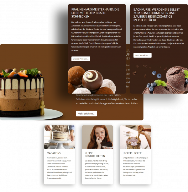 Collage aus verschiedener Kacheln.