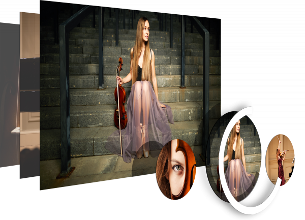 Darstellung eines Sliders mit Bedienelementen.