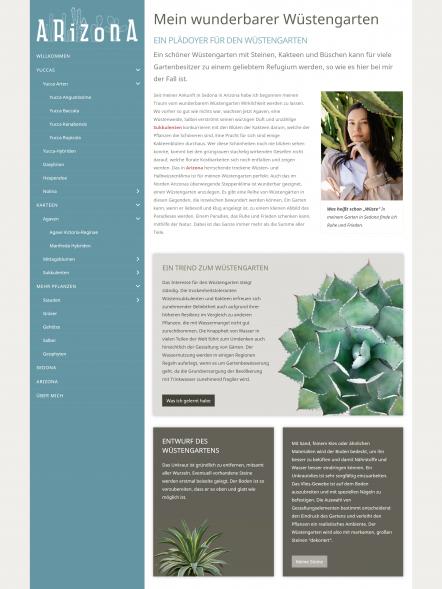 Bildschirmfoto Design Arizona.