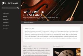 Bildschirmfoto Design Cleveland.