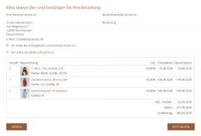 Bildschirmfoto Bestätigen.