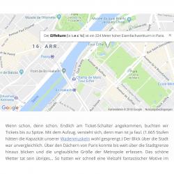 Vorschaubild Absatzmodul Google Maps.