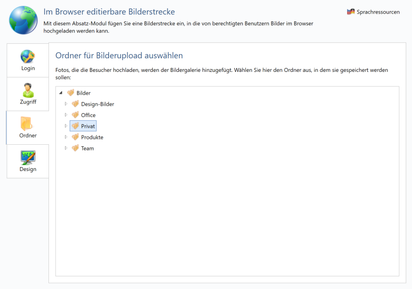 Bildschirmfoto Bilderstrecke Ordner.