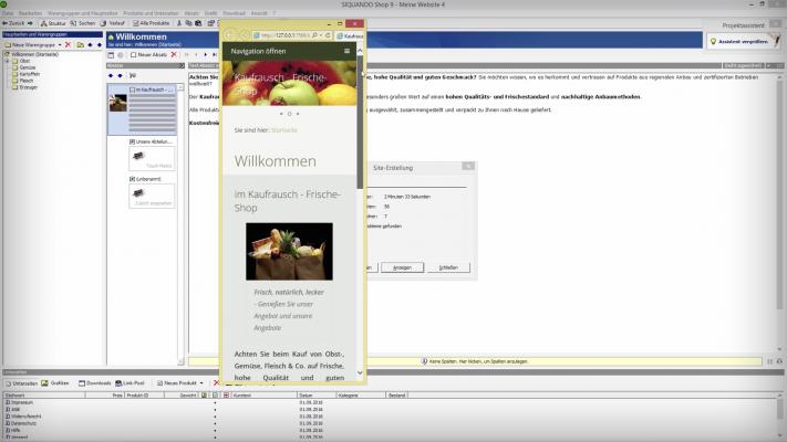 Start-Bild Tutorial-Video Responsives Einkaufserlebnis