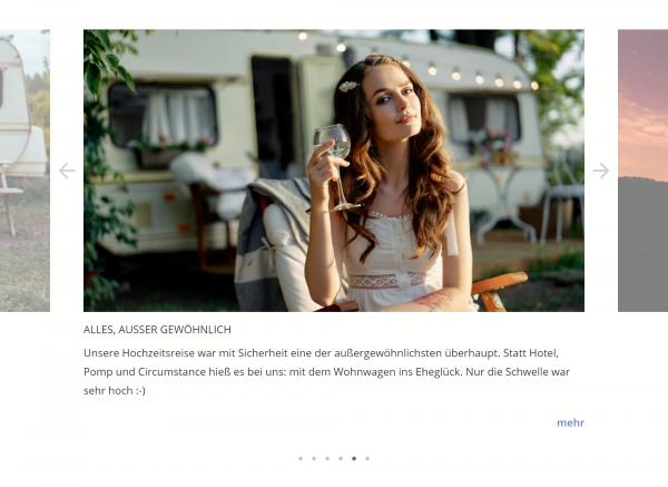 Darstellung eines Sliders.