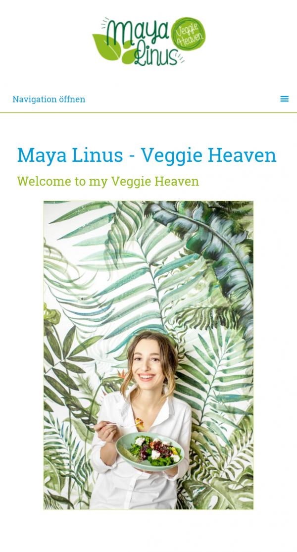 Bildschirmfoto Ausschnitt responsive Darstellung.