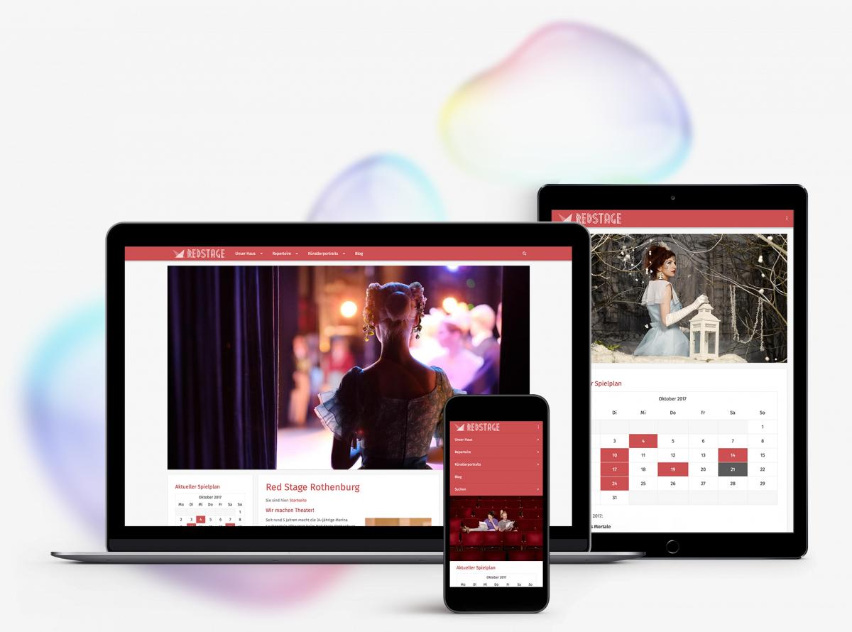 Collage aus Notebook, Tablet und Smartphone auf denen das Infinity Design Data abgebildet ist.