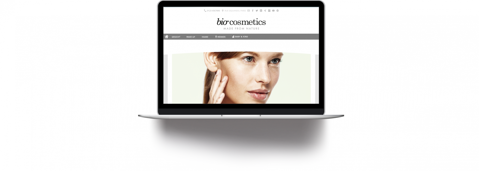 Monitor mit Design Opto.