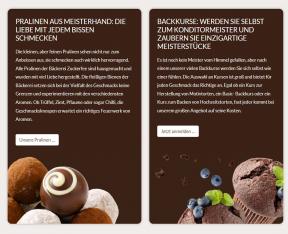 Bildschirmfoto Absatzmodul Kachel.