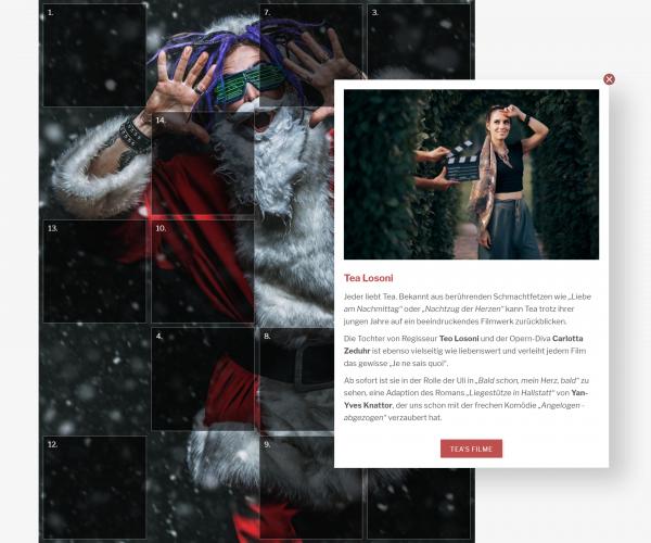 Bildschirmfoto Absatz Adventskalender.