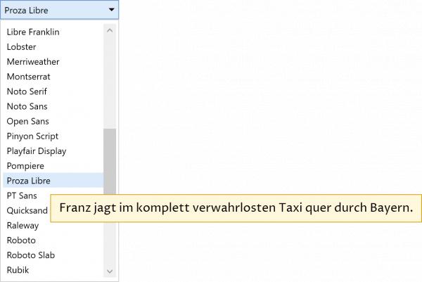 Bildschirmfoto Ausschnitt Vorschau Schriften.