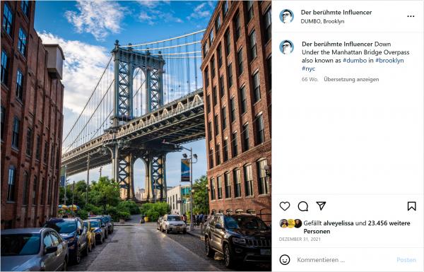 Bildschirmfoto Absatz Social Embed.